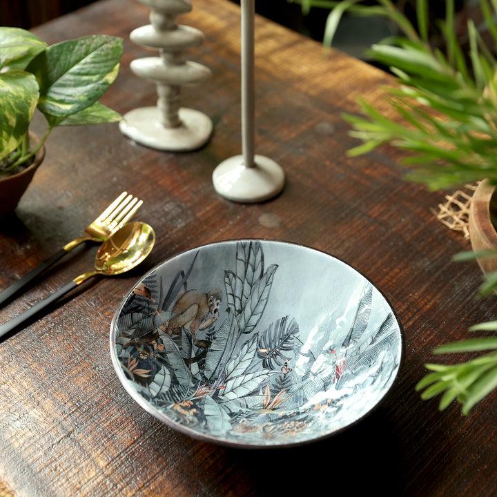 Nature's Canvas - Decal Enamel Bowl - M