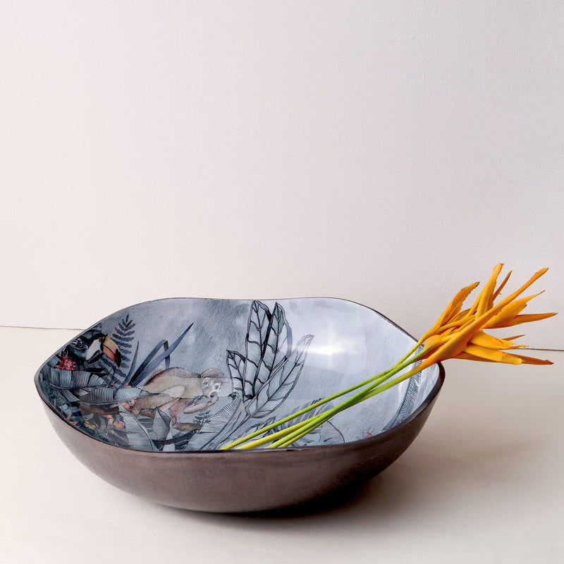 Nature's Canvas - Decal Enamel Bowl - B