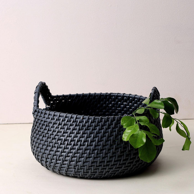 Folk Art Woven Basket