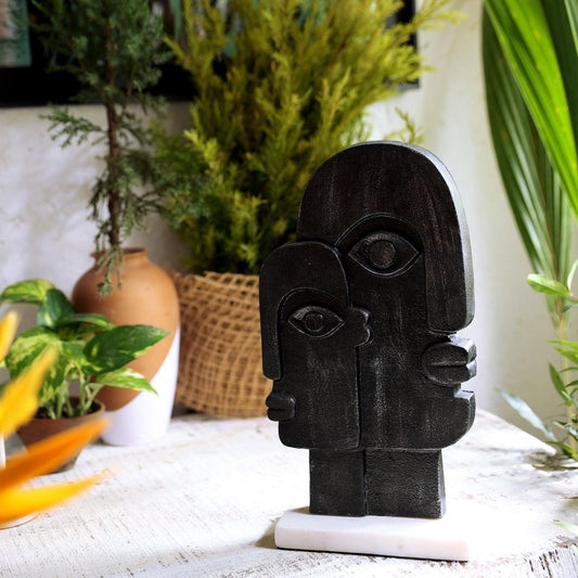 Metal Couple Sculpture