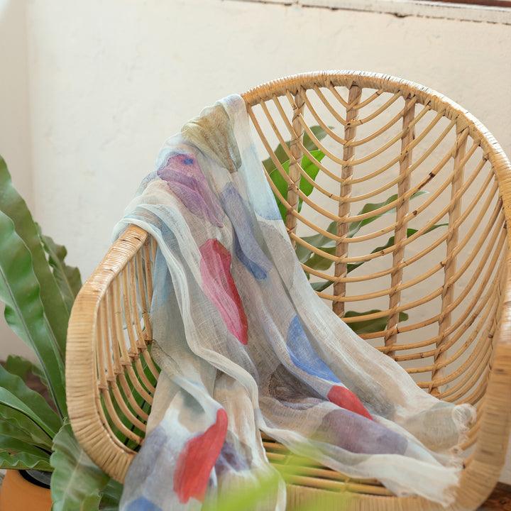 Handwoven Linen Scarf
