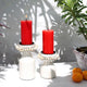 Twin Flames (White Candle Stands)