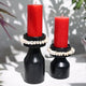 Twin Flames (Black Candle Stands)