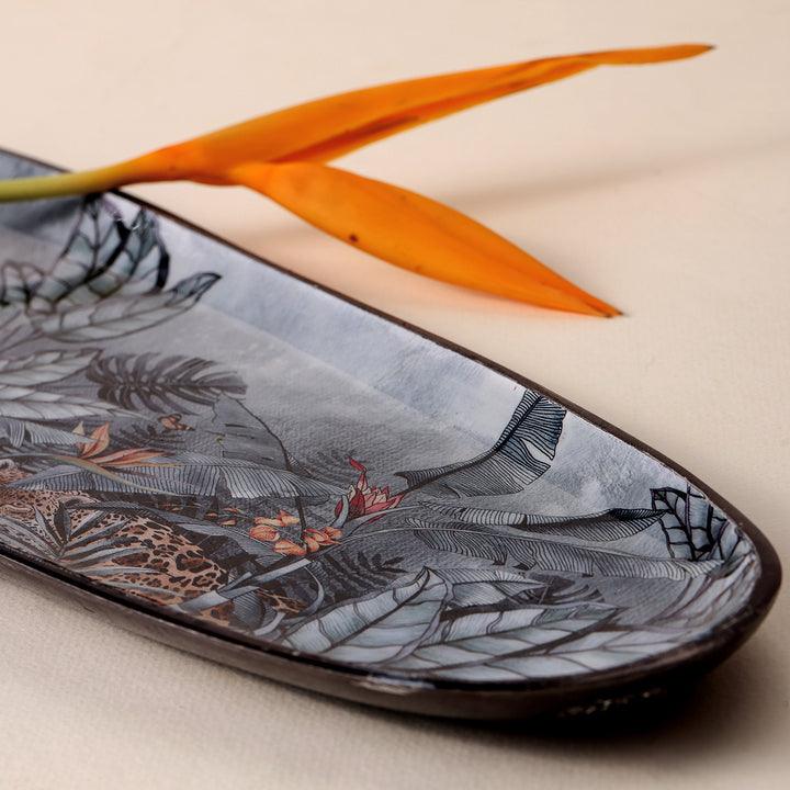 Nature's Canvas - Decal Elongated Enamel Tray