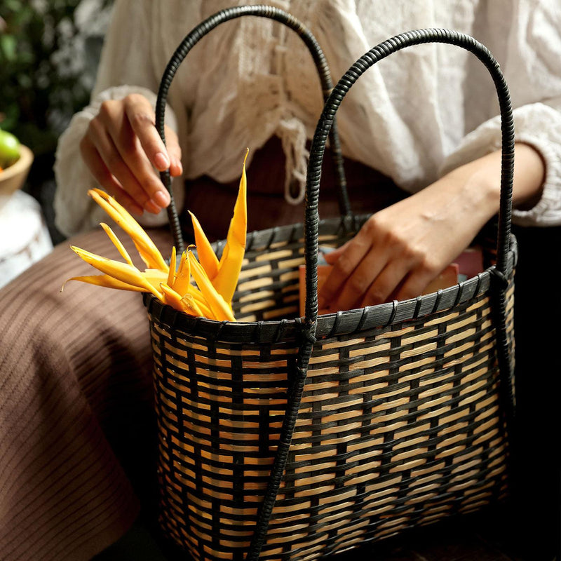 Artisanal Twill Basket