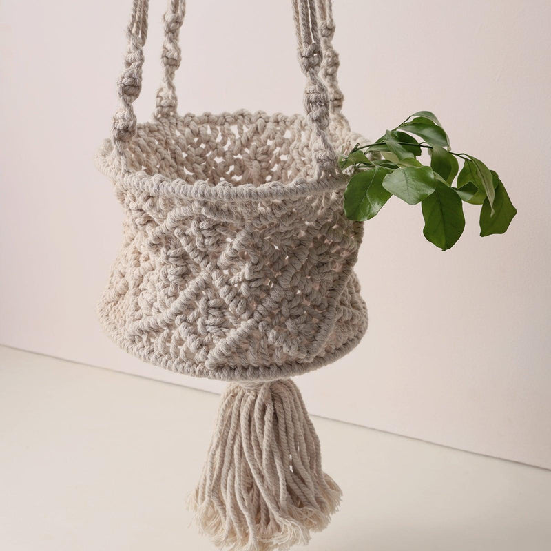 Elevare Cotton Hanging Planter