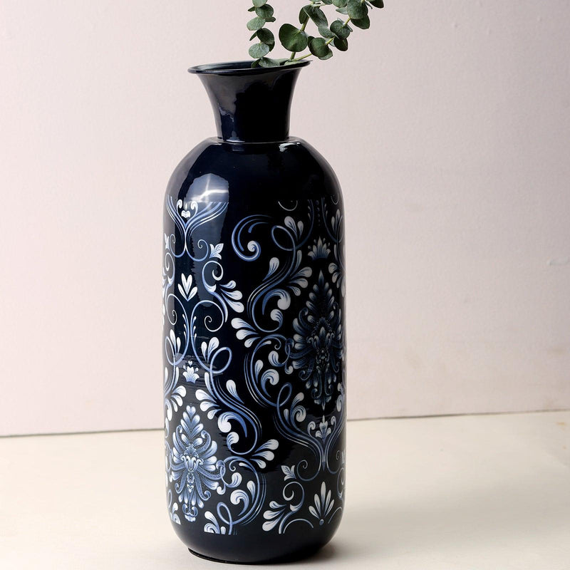 Floral Tapestry - The Long Enamel Artistry Vessel