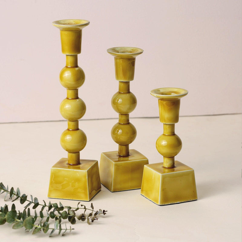 Tranquil Tri-Stand - The Lemon Green Candle Trio