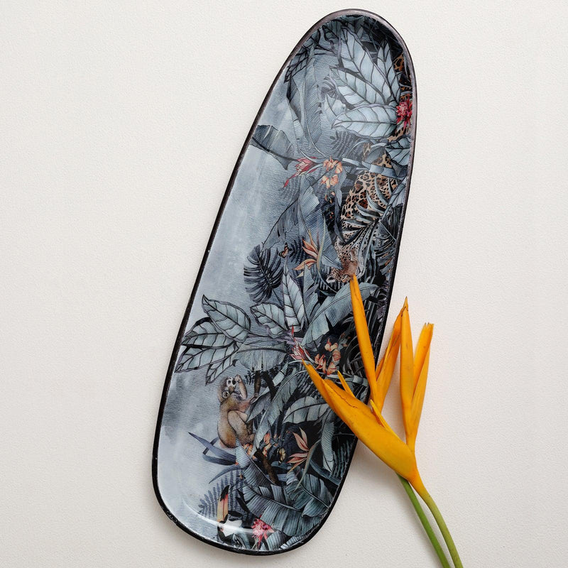 Nature's Canvas - Decal Elongated Enamel Tray