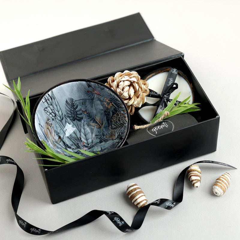 Nature's Canvas - Decal Enamel Bowl - S