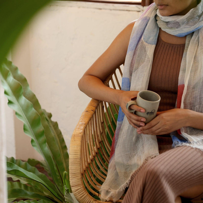 Handwoven Linen Scarf