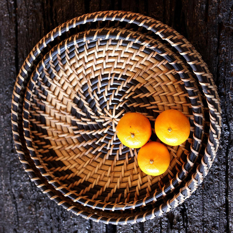 Whispering Willow Cane Trays
