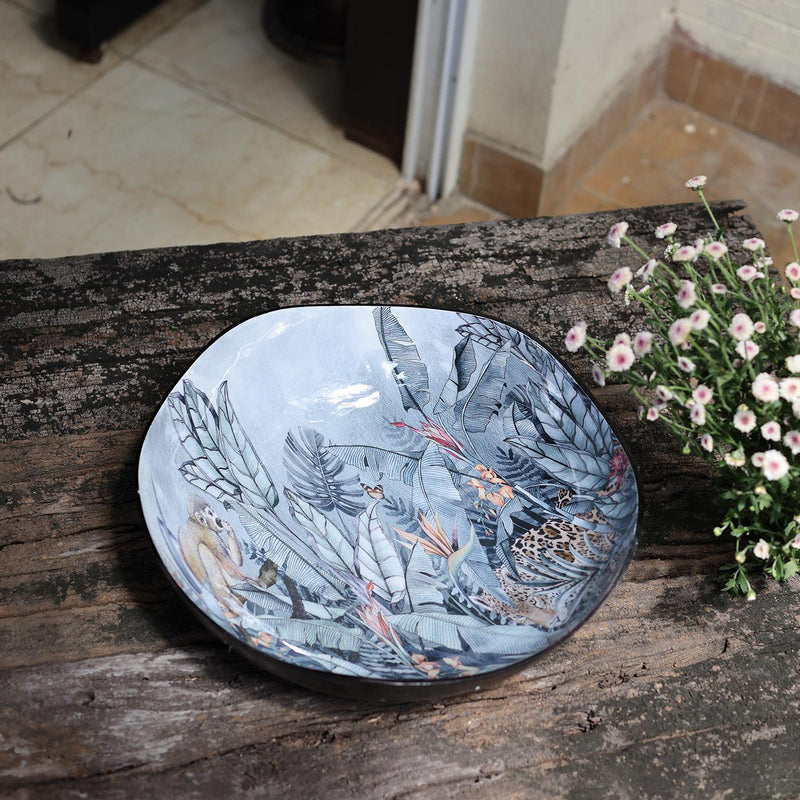 Nature's Canvas - Decal Enamel Bowl - B