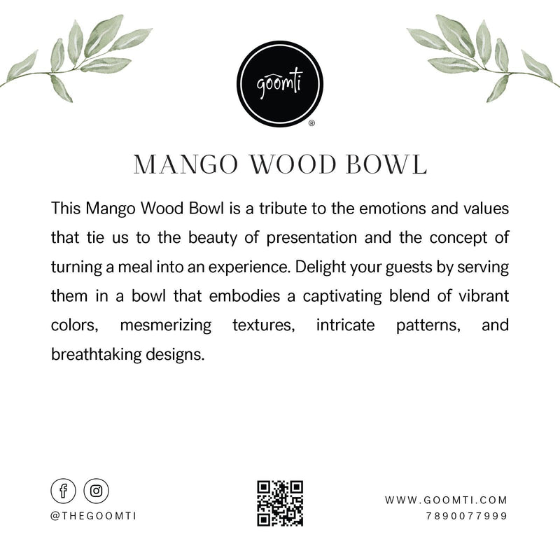 Mango Wood Bowl